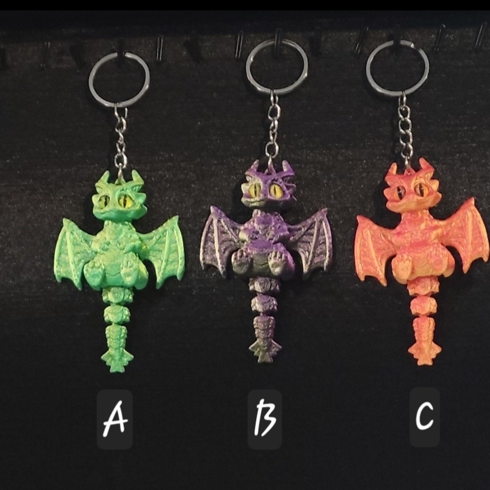 Colorful Dragon Keychain/Bagcharms